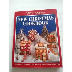 Betty Crocker New Christmas Cookbook 1993 Hard Cover Dust Jacket First Ed Photos